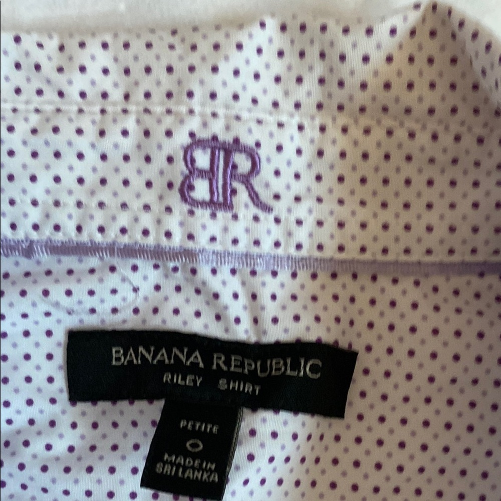 BANANA REPUBLIC Sleeveless White Button-Up Women's Top - Picture 6 of 7